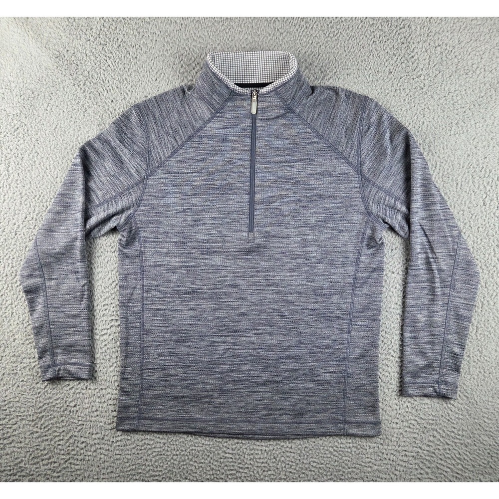 IBKUL Shirt‎ Womens Small Gray Golf UPF 50+ Cool Feel Quick Dry Mini Grid Knit